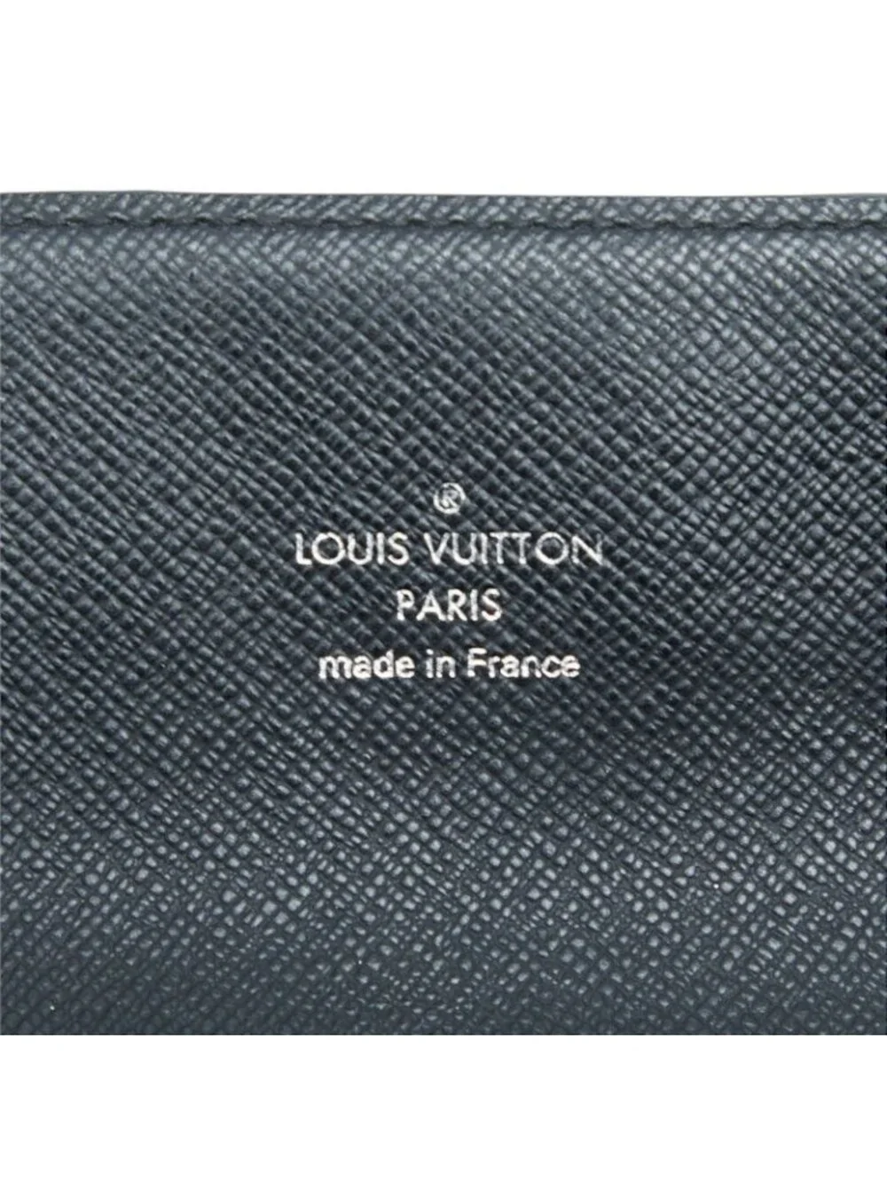 Louis Vuitton Damier Graphite Portefeuille Accordion Wallet Chain Black Leather